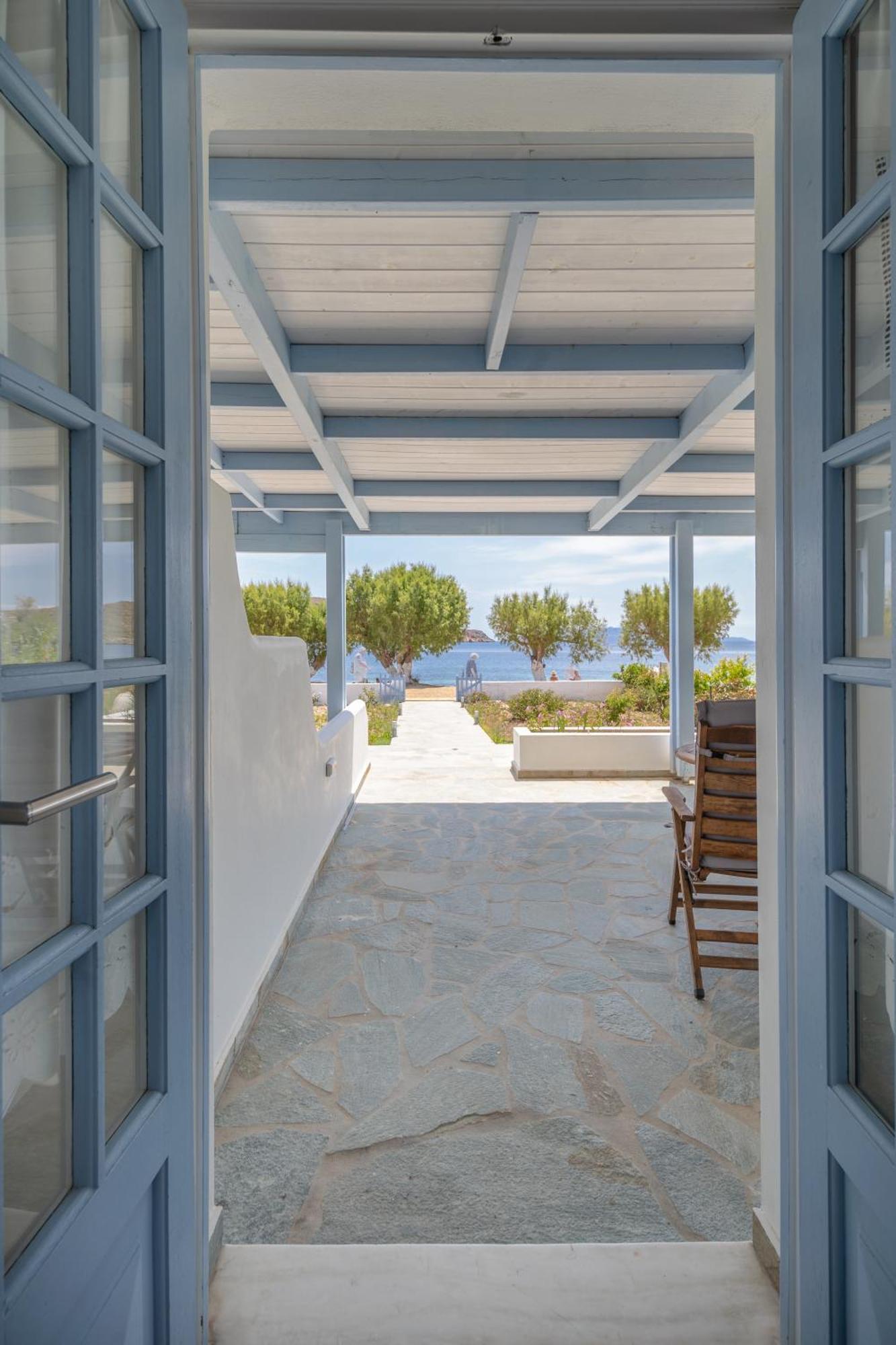Galazio Seaside Apartments Livadakia Exterior foto